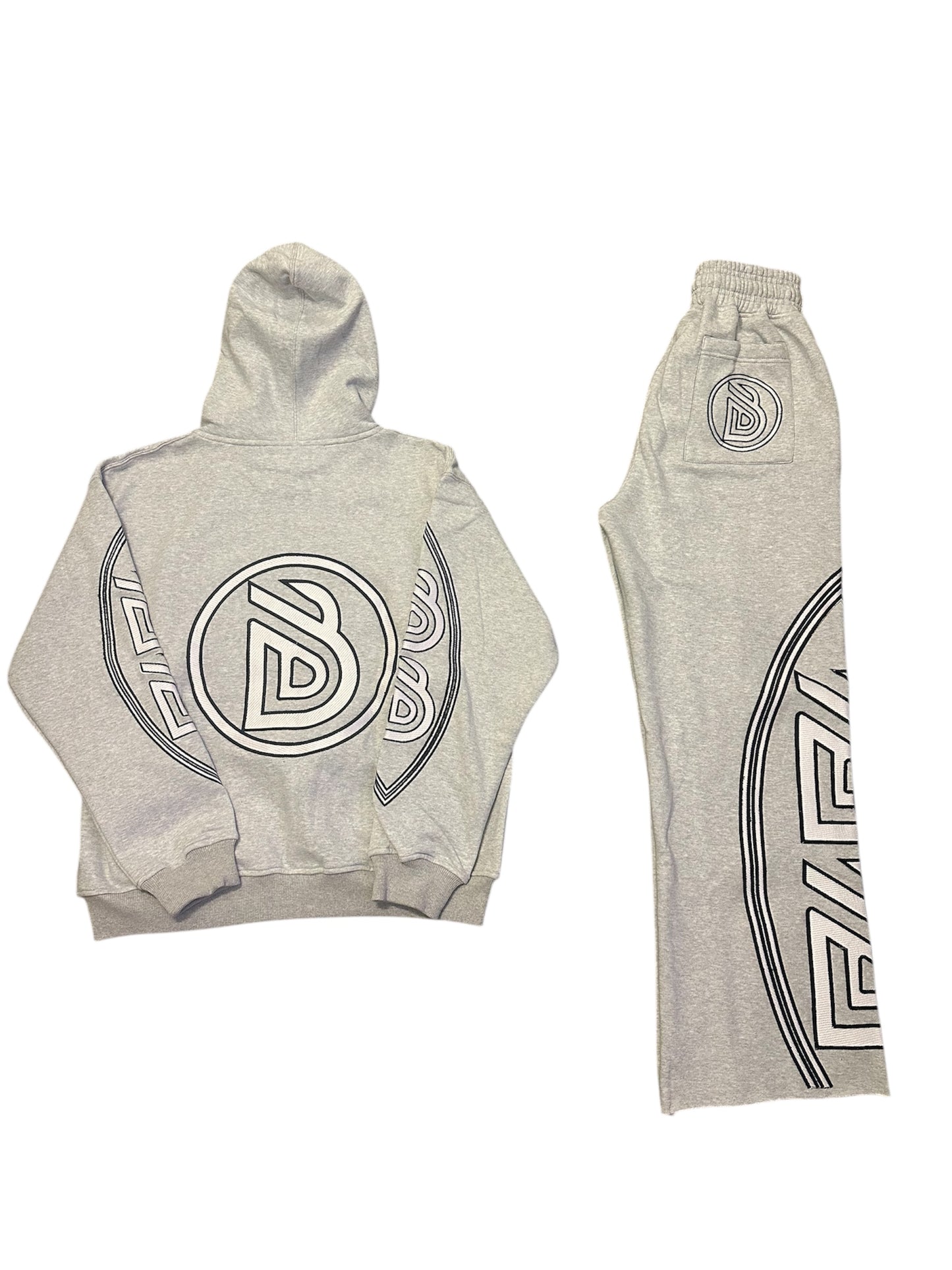 Black Dola Grey Flare Set