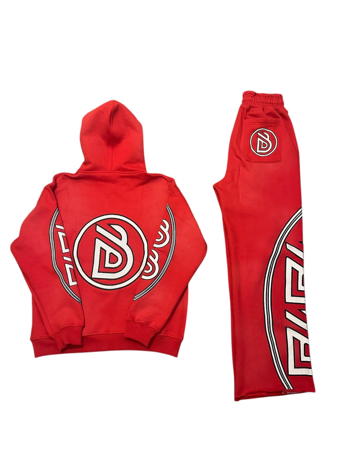 Black Dolo Premium Red Tracksuit
