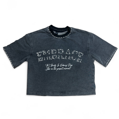 Embrace Pearl Crop Tee