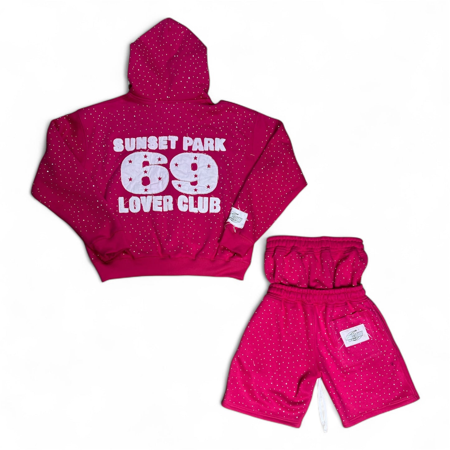 Sunset Park Prink Rhinestone Lover Club Set