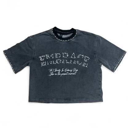 Embrace Pearl Crop Tee