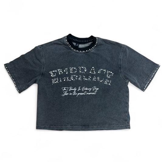 Embrace Pearl Crop Tee