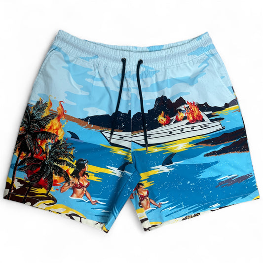 Lost Paradise Boat Shorts