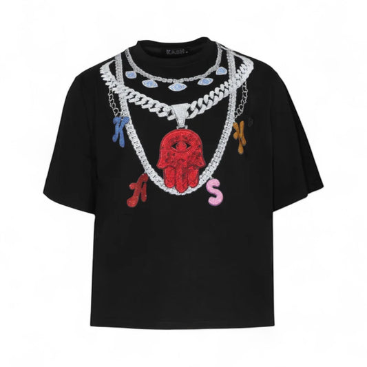 Kash Chains Crystal Tee